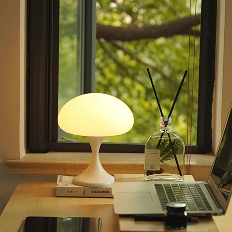 Cream Jellyfish-Shaped Night Light