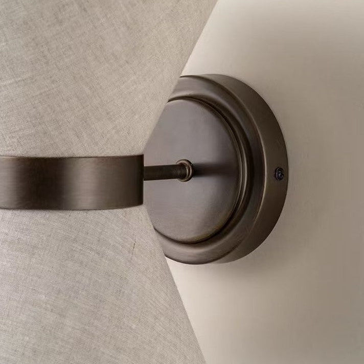 Minimalist Wabi-Sabi Fabric Wall Light