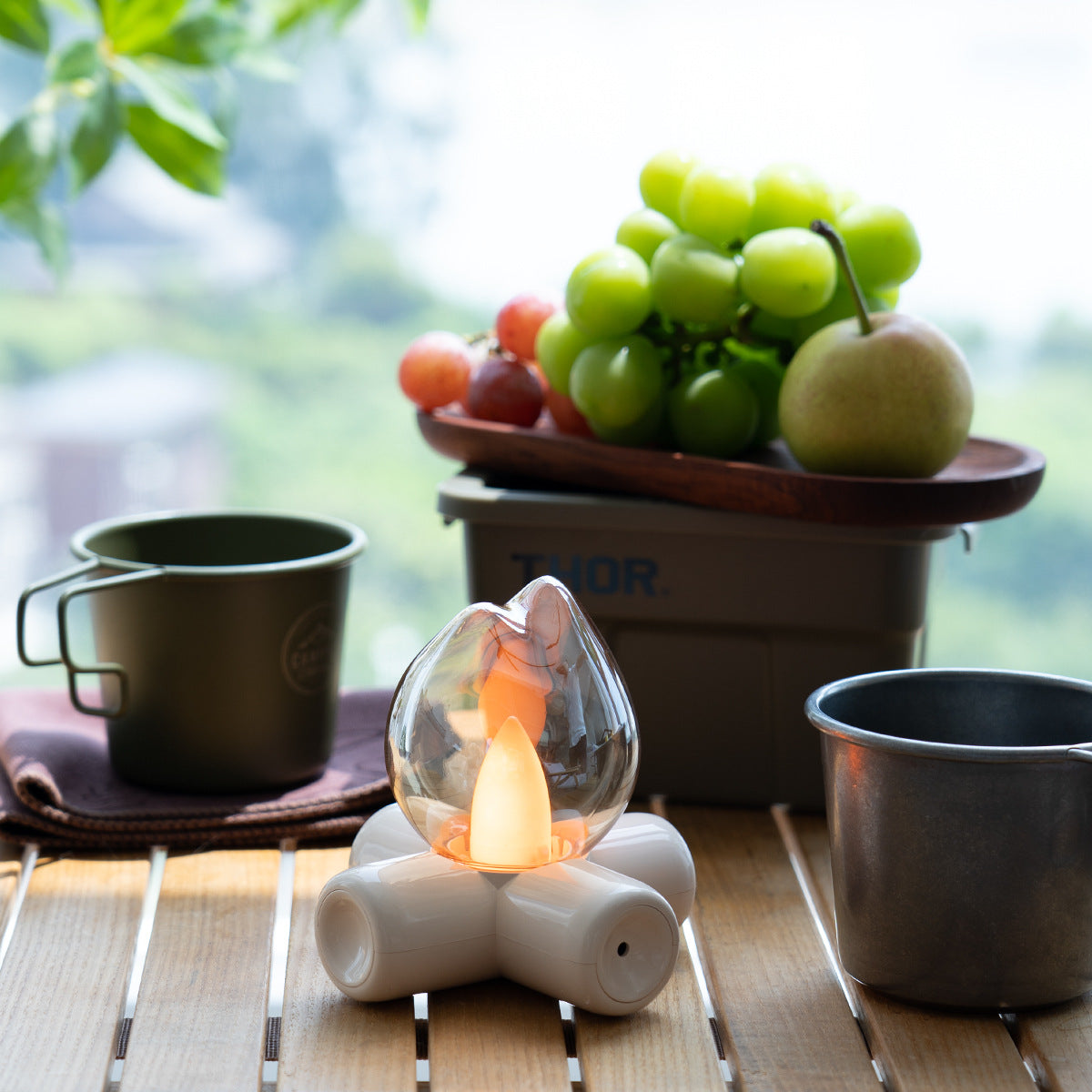 Decorative Fireplace-Shaped Bedside Table Lamp