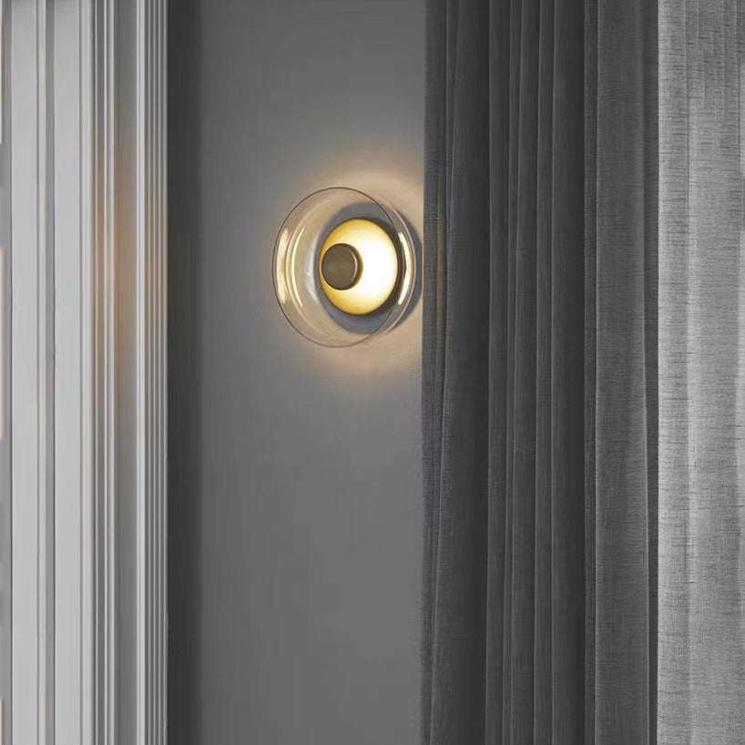 Modern Glass Wall Light – Minimalist LED Wall Lamp for Bedroom