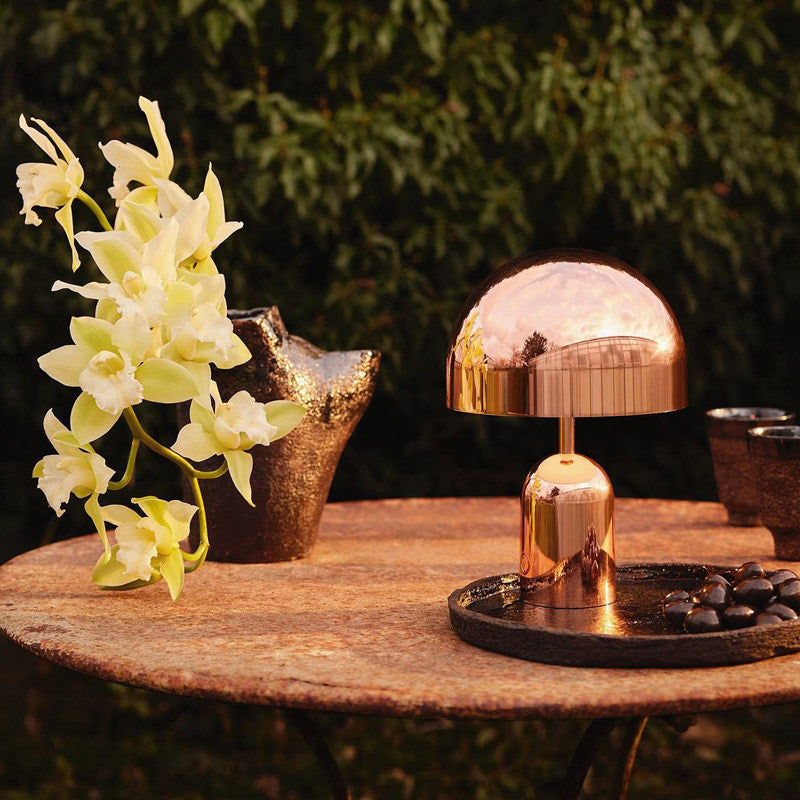Rechargeable Retro Metal Mushroom Night Light