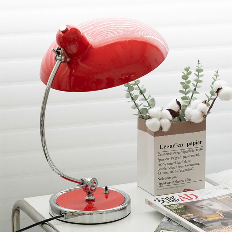 Danish Bauhaus Bedside Lamp in Vintage Style