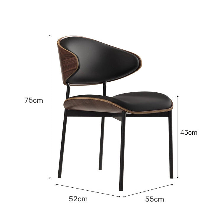 Elegante italienische Massivholz Esszimmerstuhl