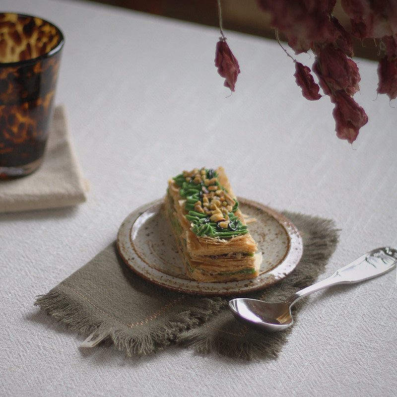 Large Embroidered Heat-Resistant Coaster and Placemat