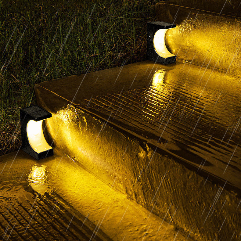 Solar-Powered Waterproof Outdoor Step Light