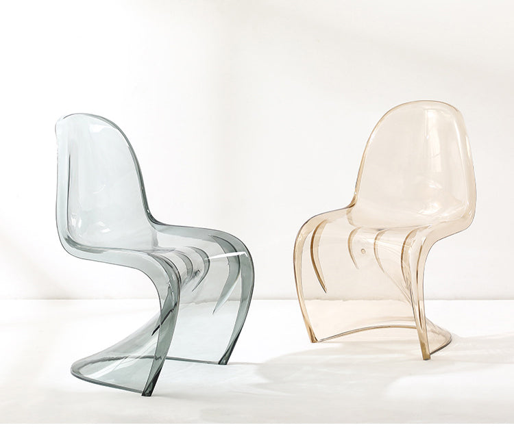 Ikonischer transparenter Loungesessel im Panton-Stil