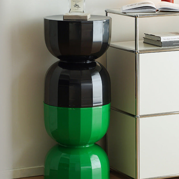 Multifunctional Hourglass Stool and Side Table