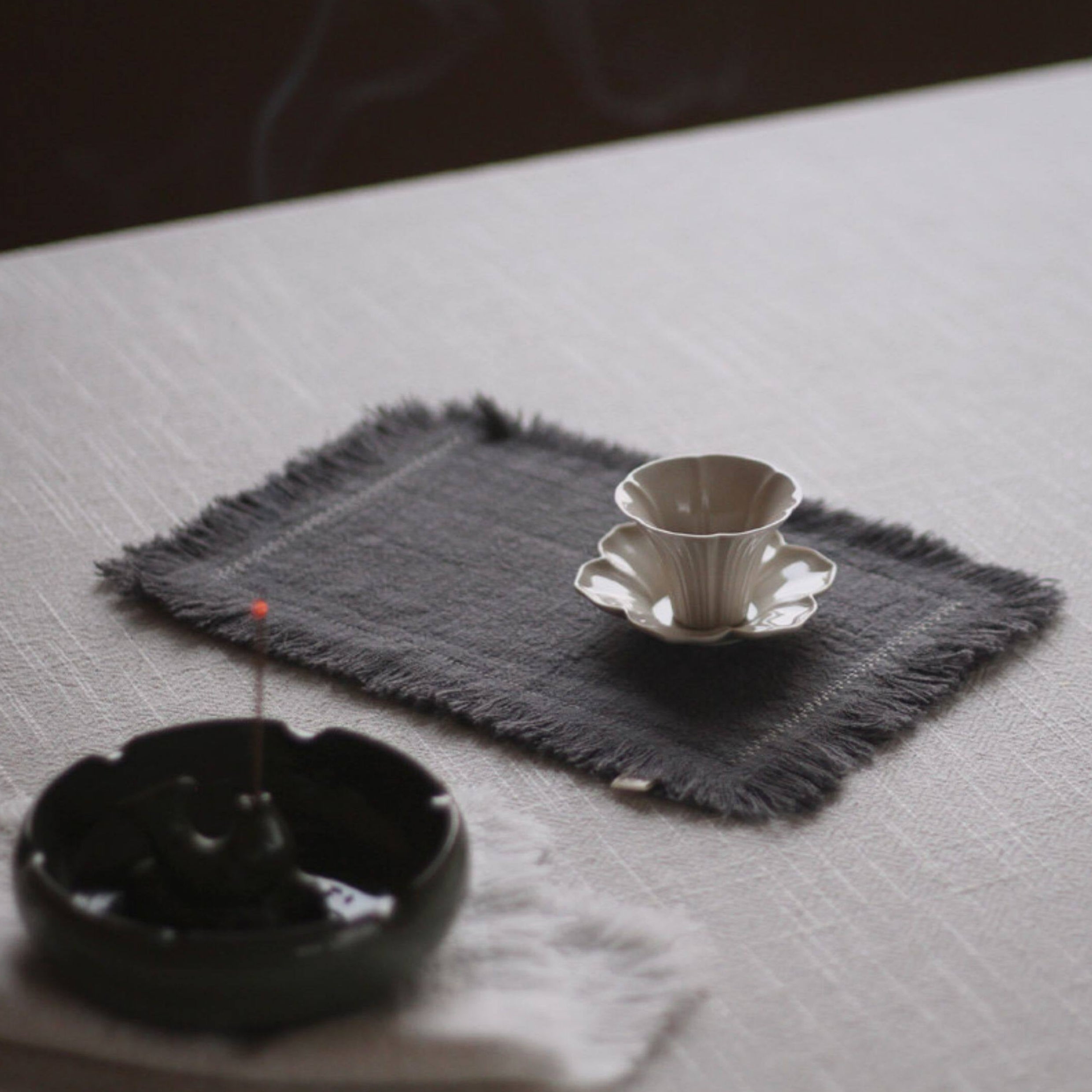 Large Embroidered Heat-Resistant Coaster and Placemat