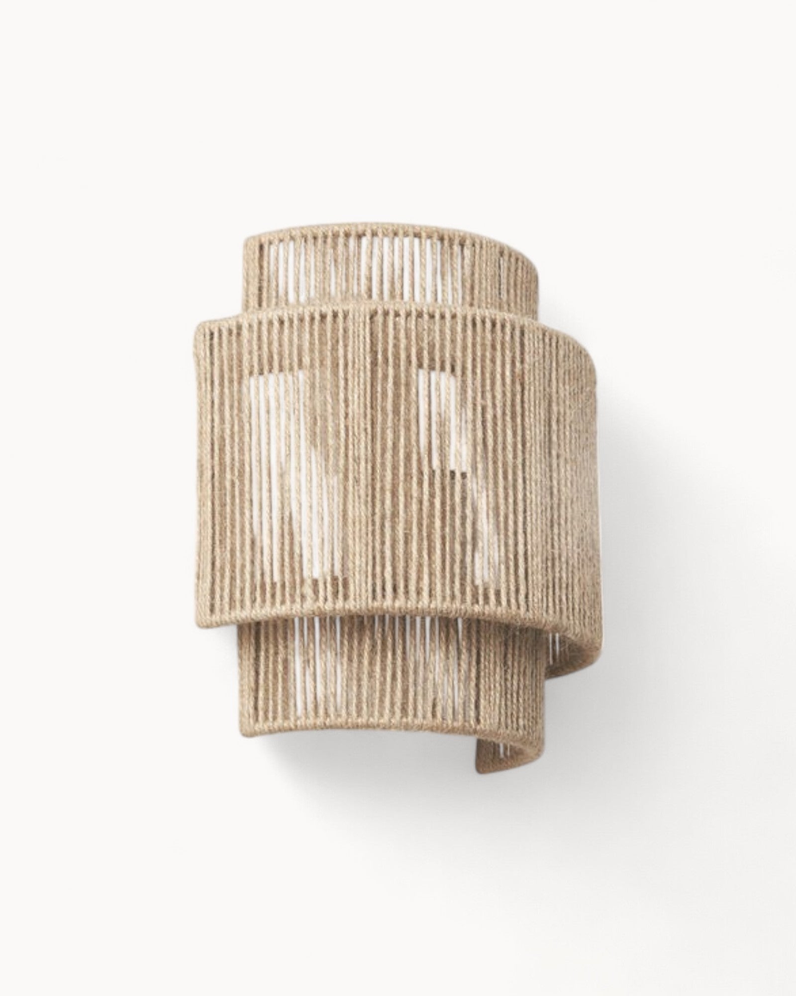 Cecillia Wall Lamp - Natural brown jute shade - Sustainable & Modern