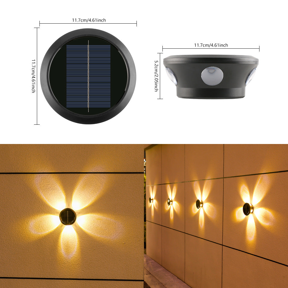 Solar-Powered Outdoor Wall Light