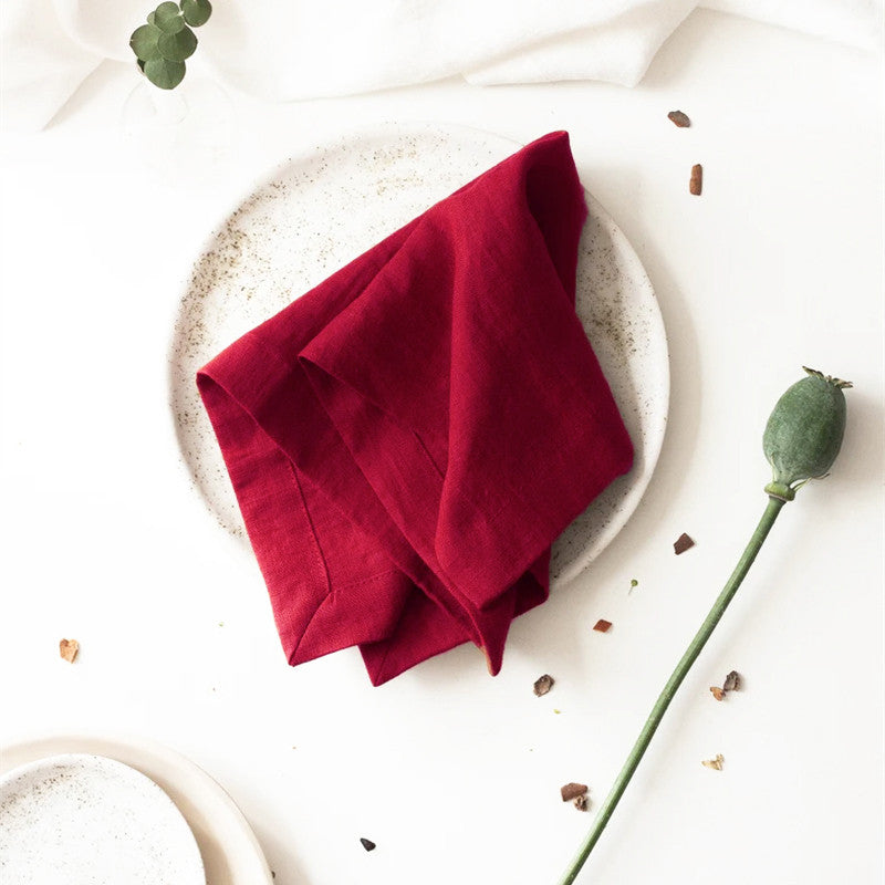 Elegant Ramie Placemat and Napkin Set