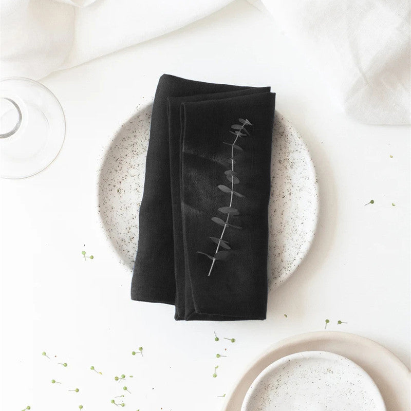 Elegant Ramie Placemat and Napkin Set