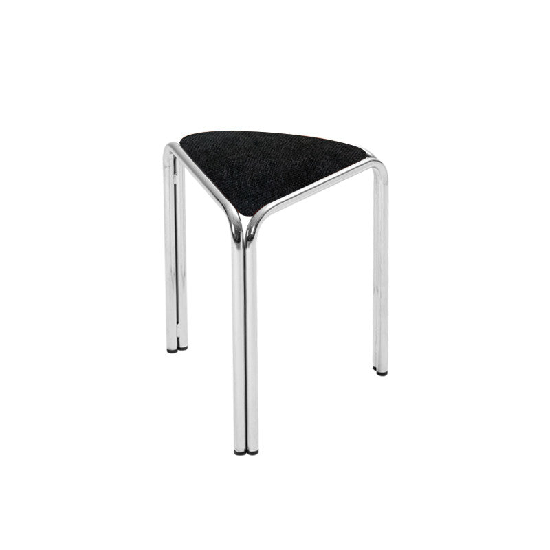 Driehoekig stoffen krukje in Bauhaus-stijl