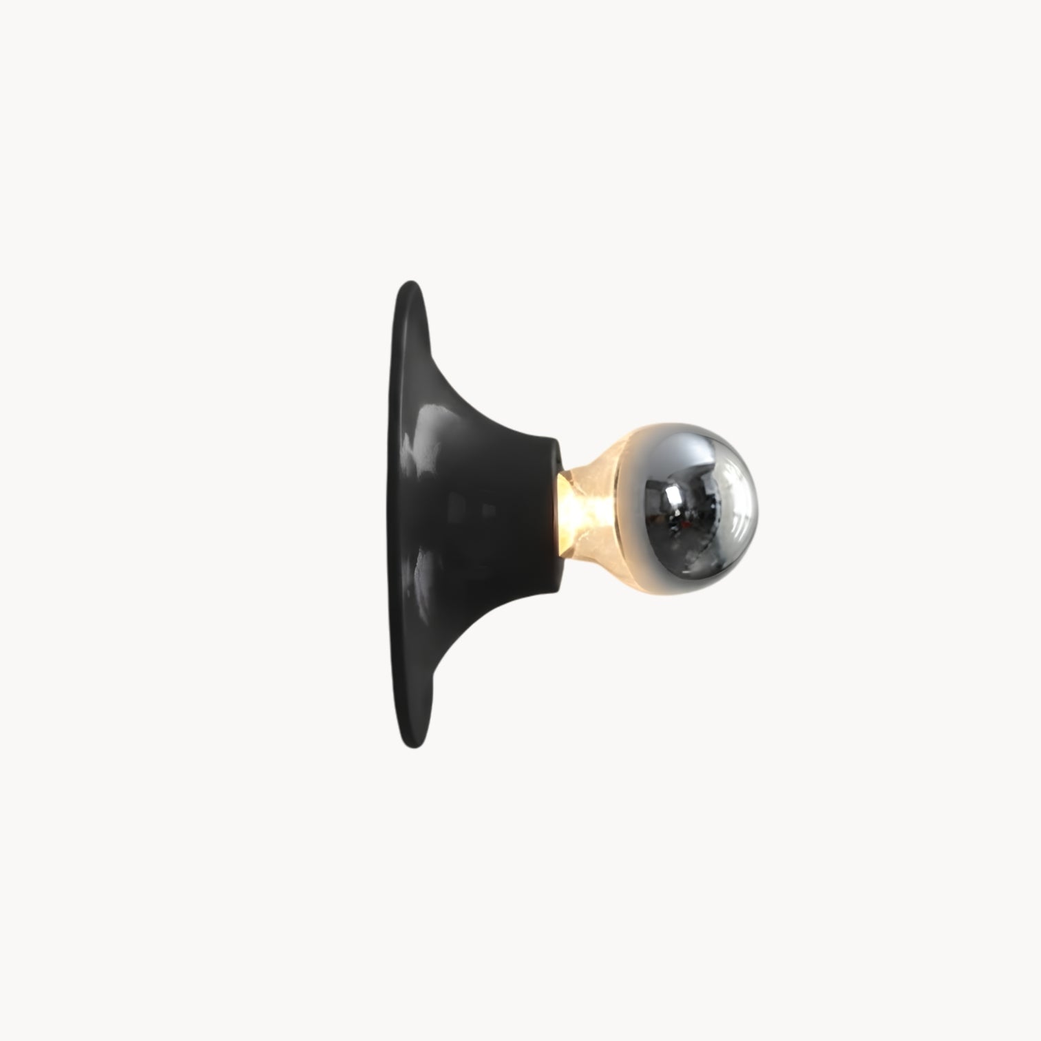 Lunensa Wall Light Metal Red Bauhaus – Vintage Indoor Wall Lamp E27, for Hallway & Stairwell