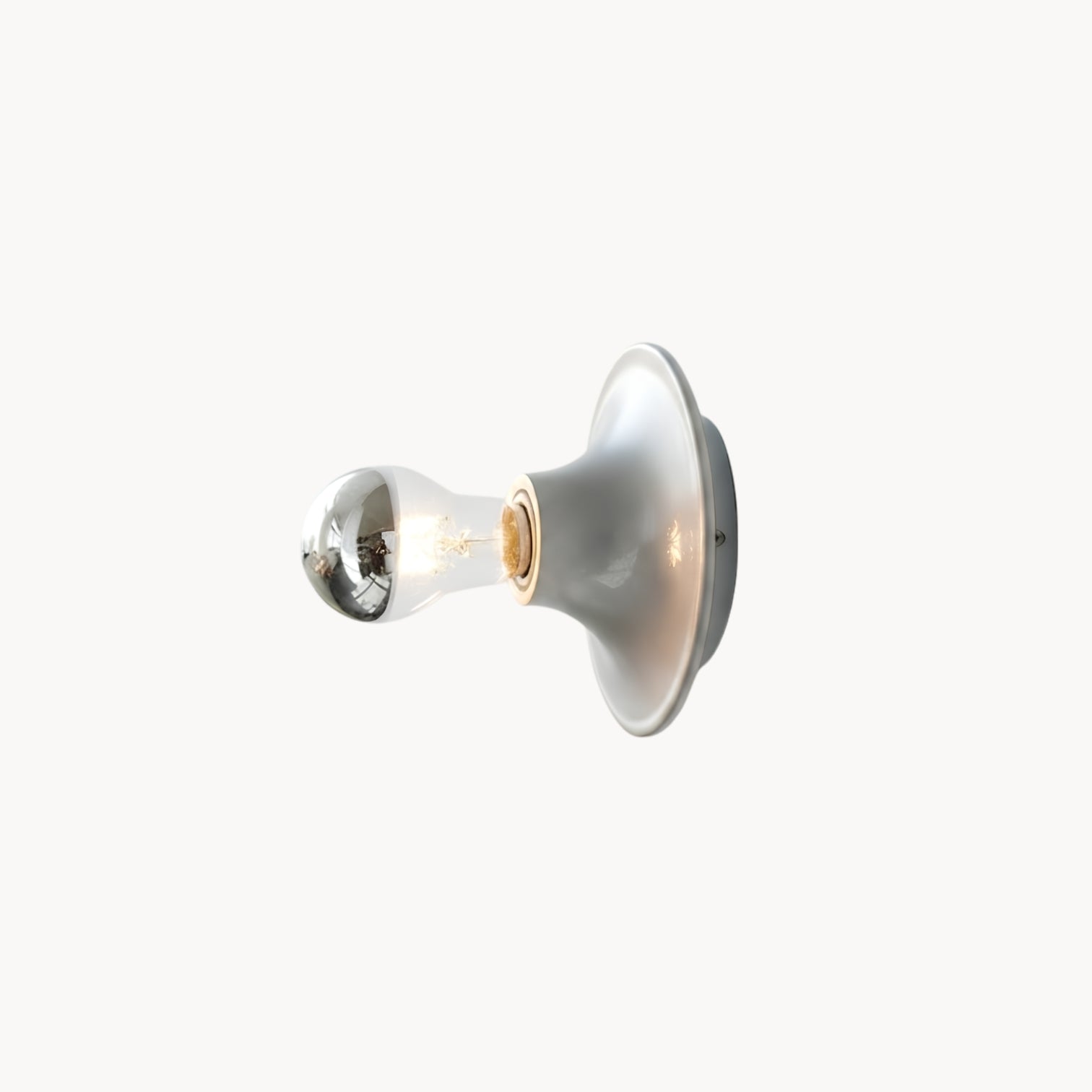 Lunensa Wall Light Metal Red Bauhaus – Vintage Indoor Wall Lamp E27, for Hallway & Stairwell