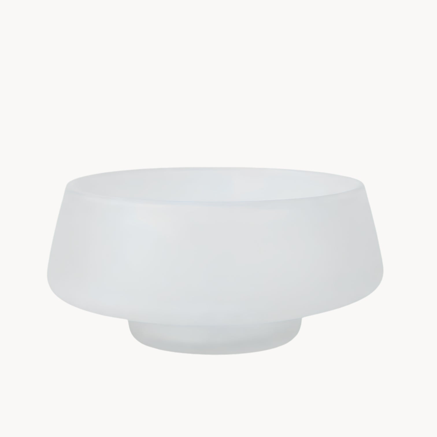 Contemporary Milk Glass Vase