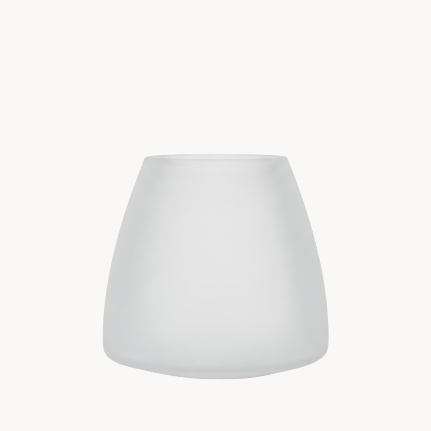Contemporary Milk Glass Vase
