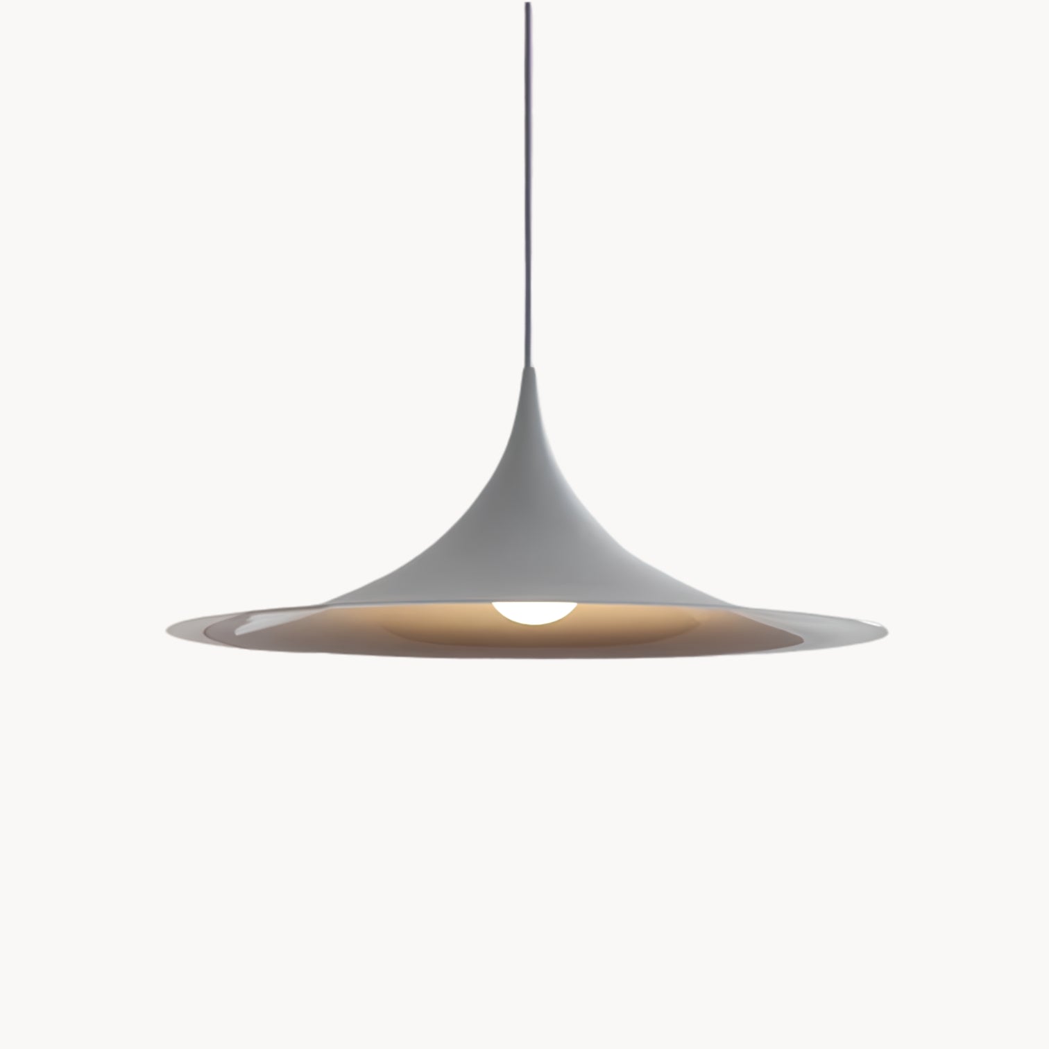 Minimalist Trumpet-Design Pendant Light – Modern Hanging Lamp with 3 Light Colors