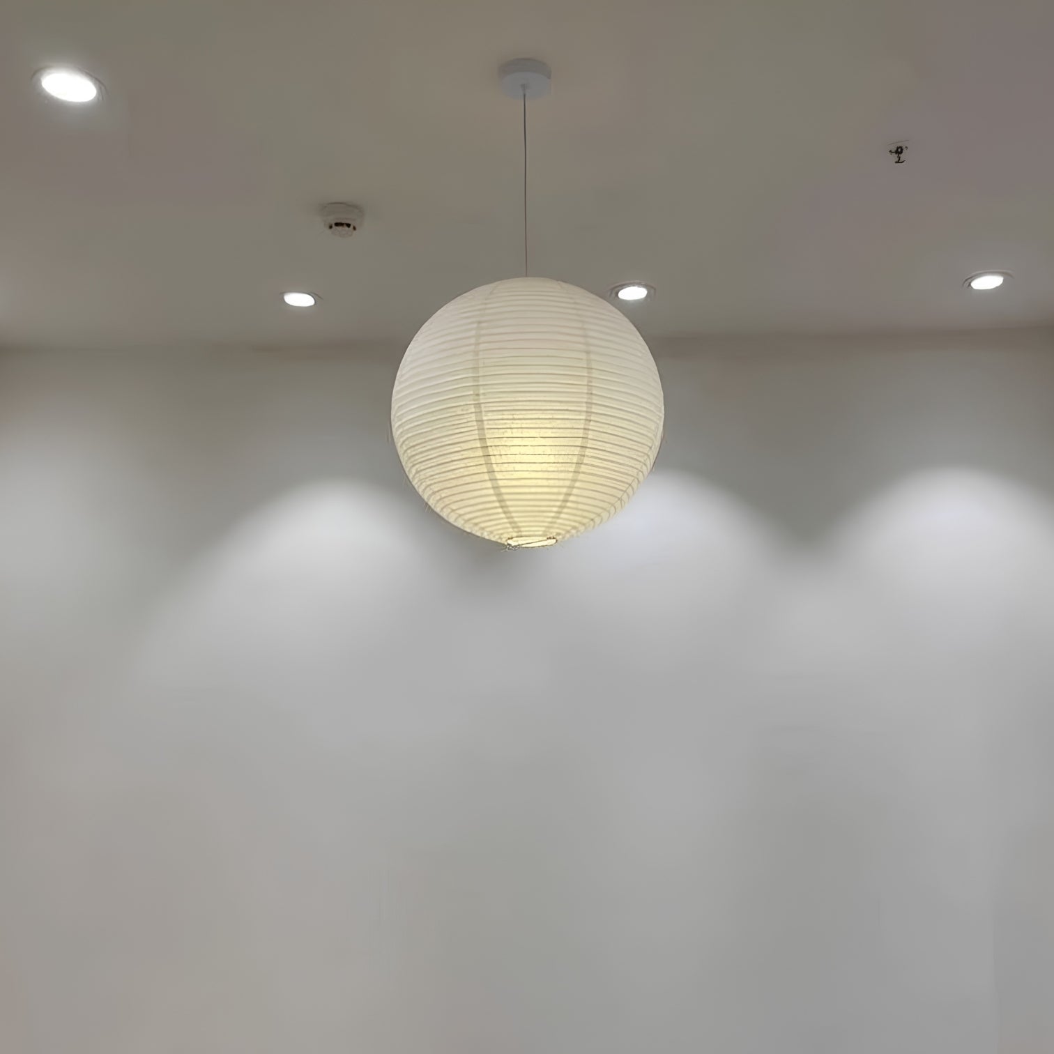 Wabi-Sabi Rice Paper Lantern Pendant Light