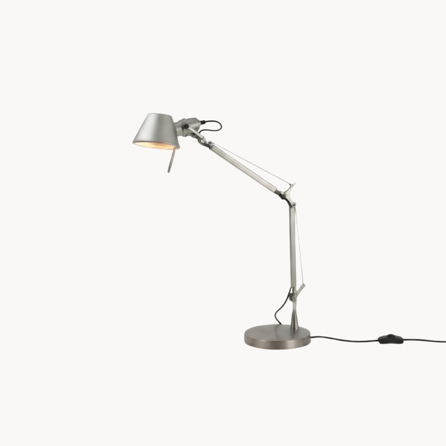 Moderne opvouwbare bureaulamp met lange arm