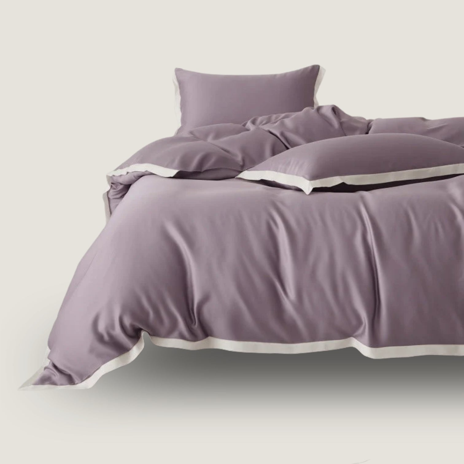 Premium Tencel Bedding Set with Elegant Patchwork Look
