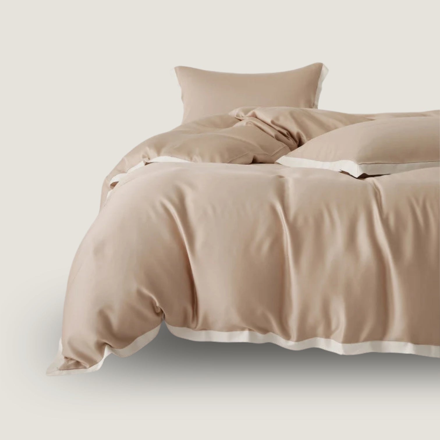 Premium Tencel Beddengoedset met Elegante Patchworklook