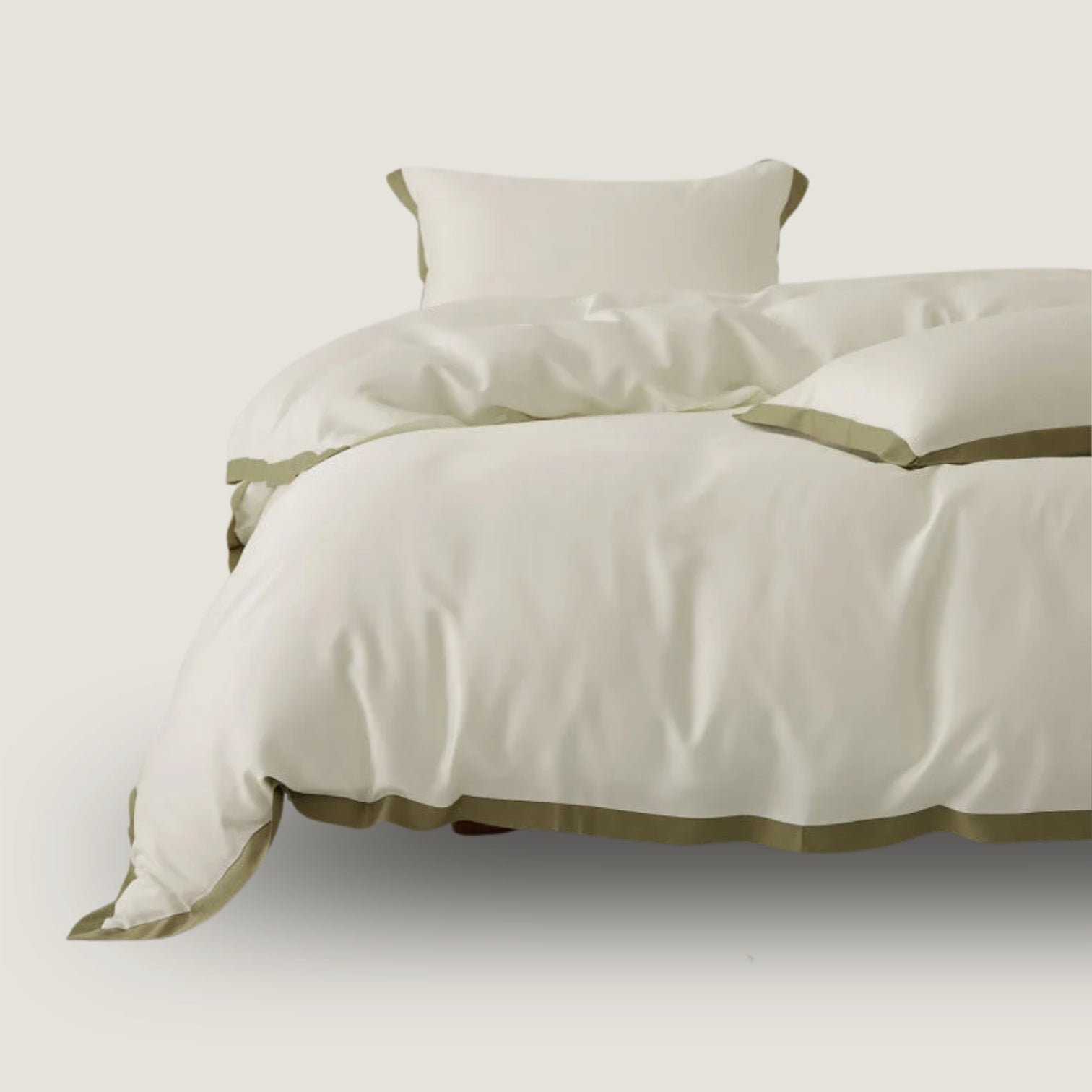 Premium Tencel Bedding Set with Elegant Patchwork Look