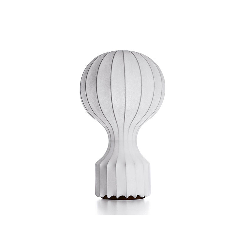 Wabi-Sabi Tafellamp van stof met paddestoeldesign