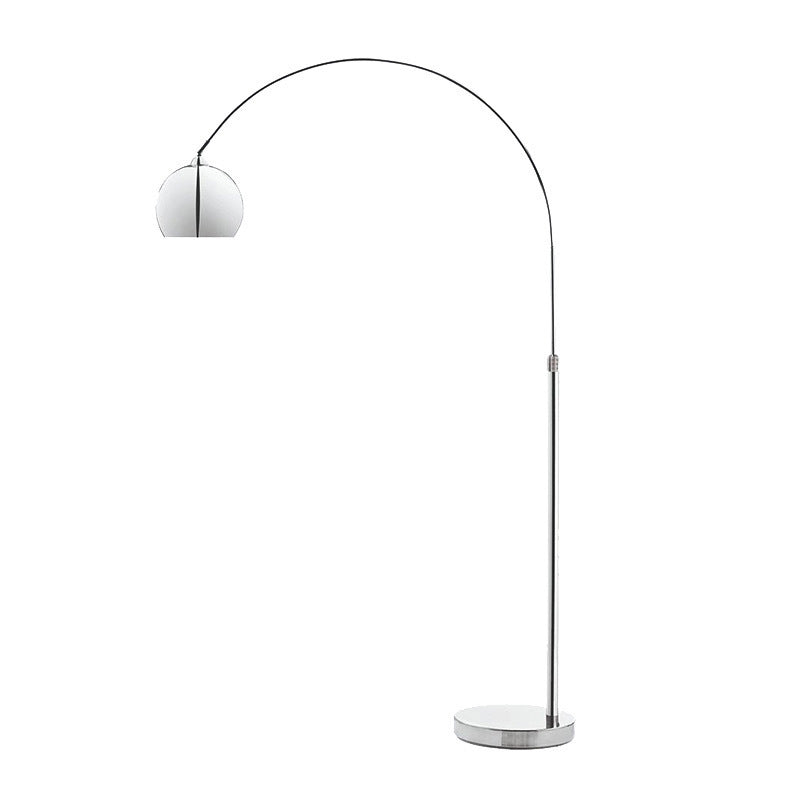 Moderne booglamp met verstelbare arm voor woonkamer en bank