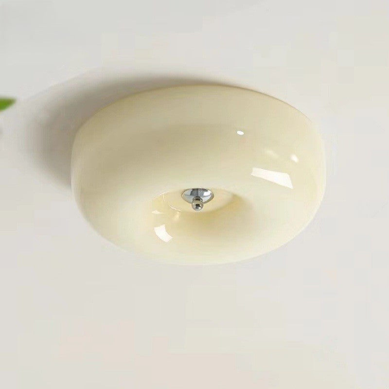 Bauhaus Pudding Glazen Plafondlamp met Oogbescherming