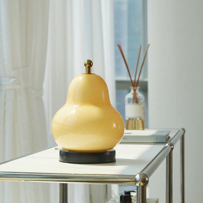 Portable Cream Pear-Shaped Night Light