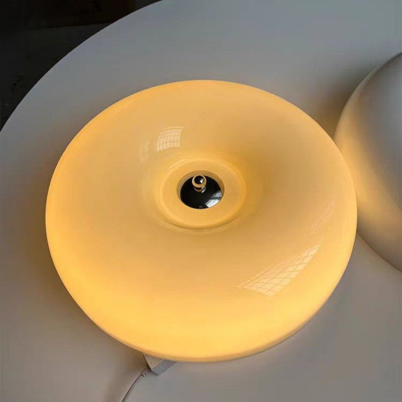 Bauhaus Pudding Glazen Plafondlamp met Oogbescherming