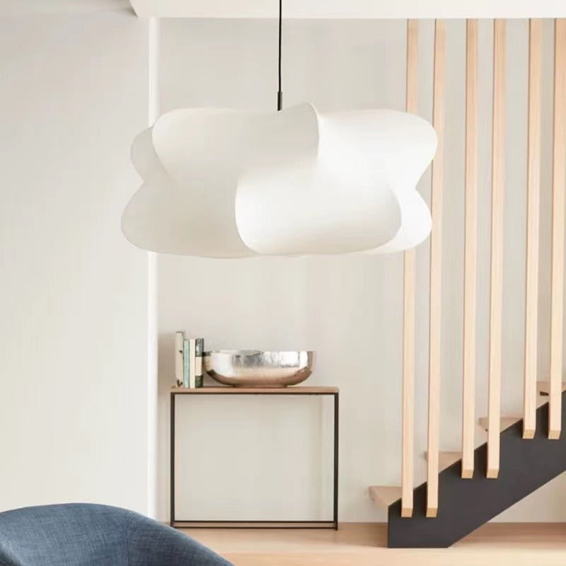 Artistieke Wabi-Sabi Zijden Hanglamp