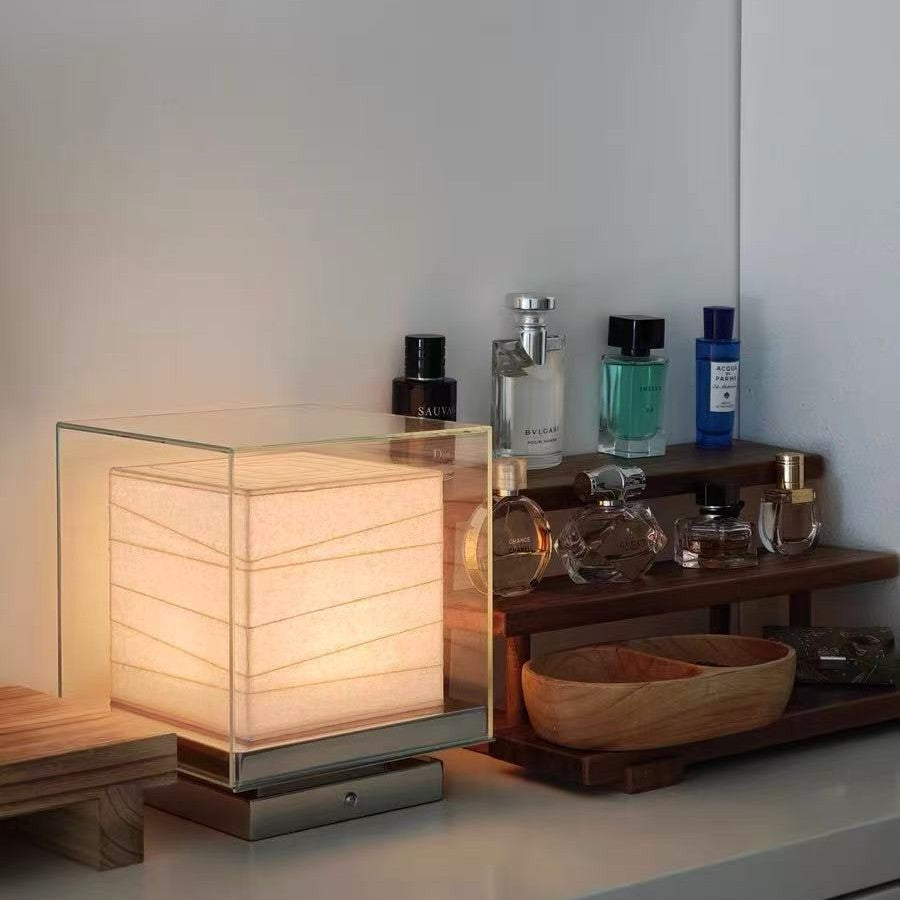 Square Paper Wireless Decorative Table Lamp