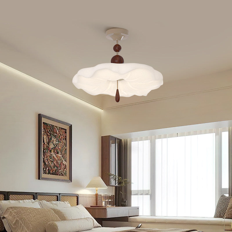 Vintage Cream Cloud-Shaped Bedroom Ceiling Light