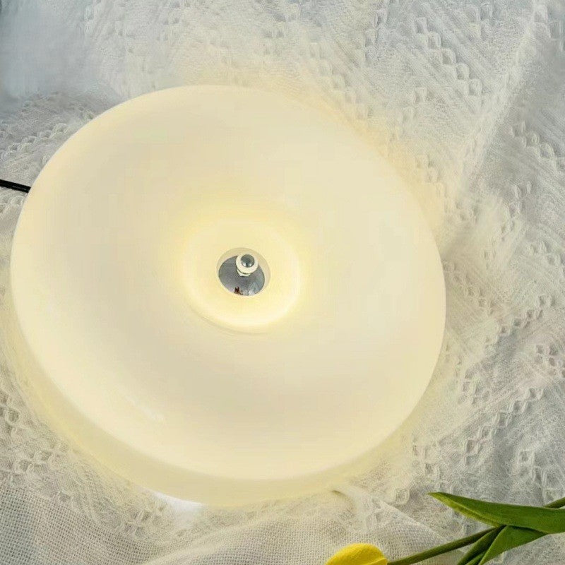 Bauhaus Pudding Glazen Plafondlamp met Oogbescherming