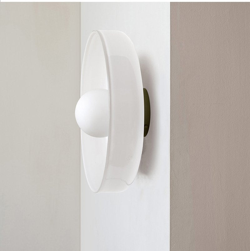 Modern Ceiling Light, Amber Glass, G9 LED, 25/35 cm, 220–240V