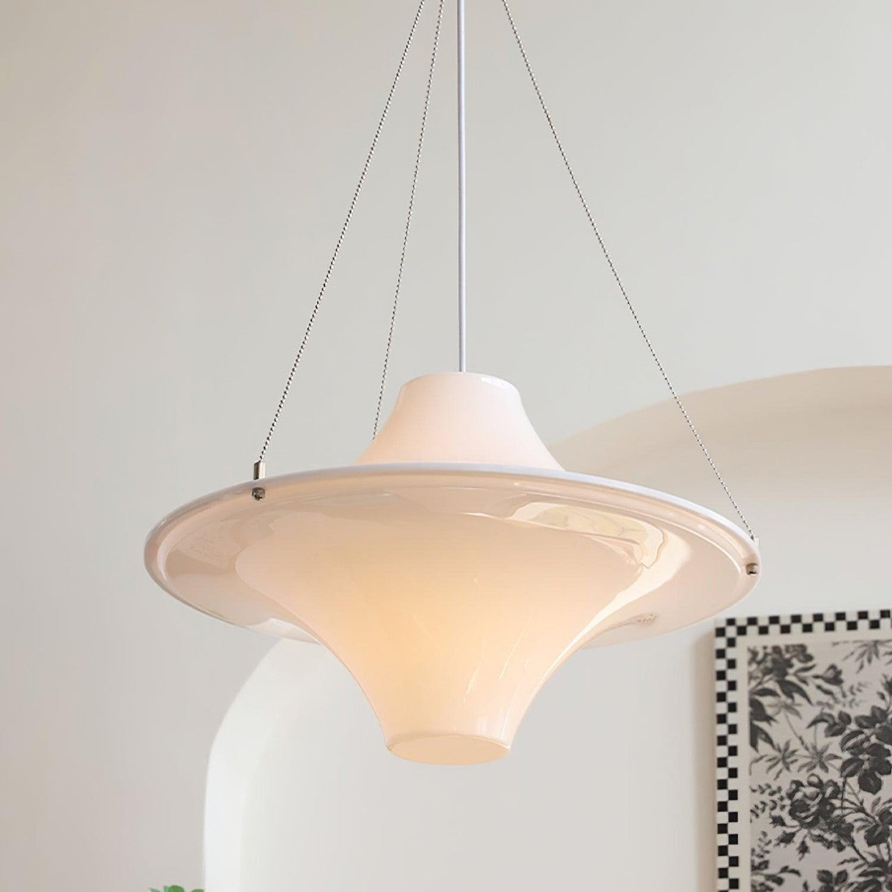 Bauhaus Vliegende Schotel Hanglamp – Moderne Hanglamp met Acrylscherm