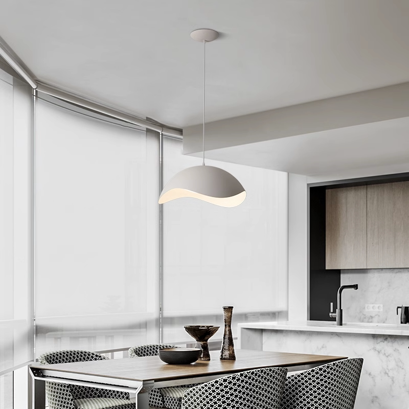 Modern Creative Eggshell-Style Pendant Light for Dining Area