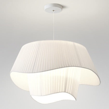 Vintage Hanglamp in Franse Crème Stijl