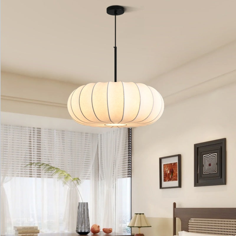 Moderne Stoff Pendelleuchte – Elegante Hängelampe mit sanftem Licht