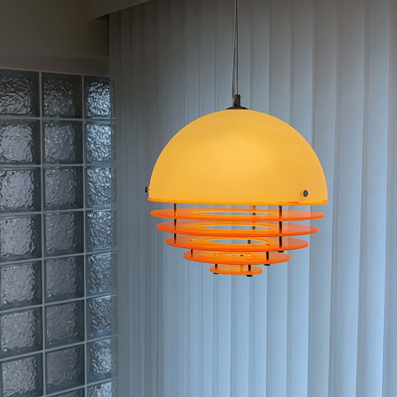 Bauhaus Sonnenuntergangs-Atmosphäre Nachtisch Pendelleuchte