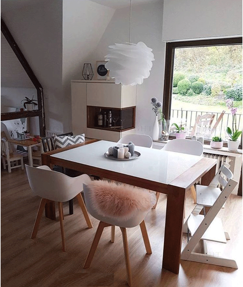 Romantische Rosenblüte Schlafzimmer Pendelleuchte