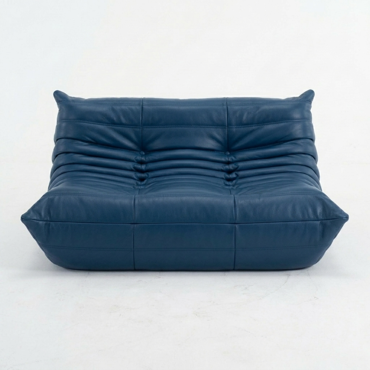 Lunensa Ripple 2-Seater Sofa Fabric – Designer Sofa, Low Seat, for Living Room