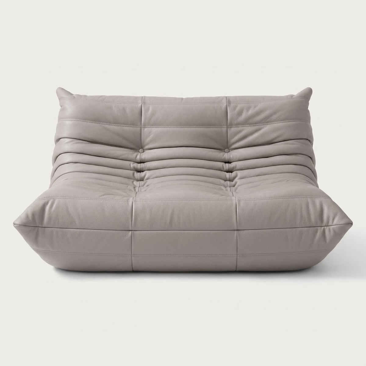 Lunensa Ripple 2-Seater Sofa Fabric – Designer Sofa, Low Seat, for Living Room