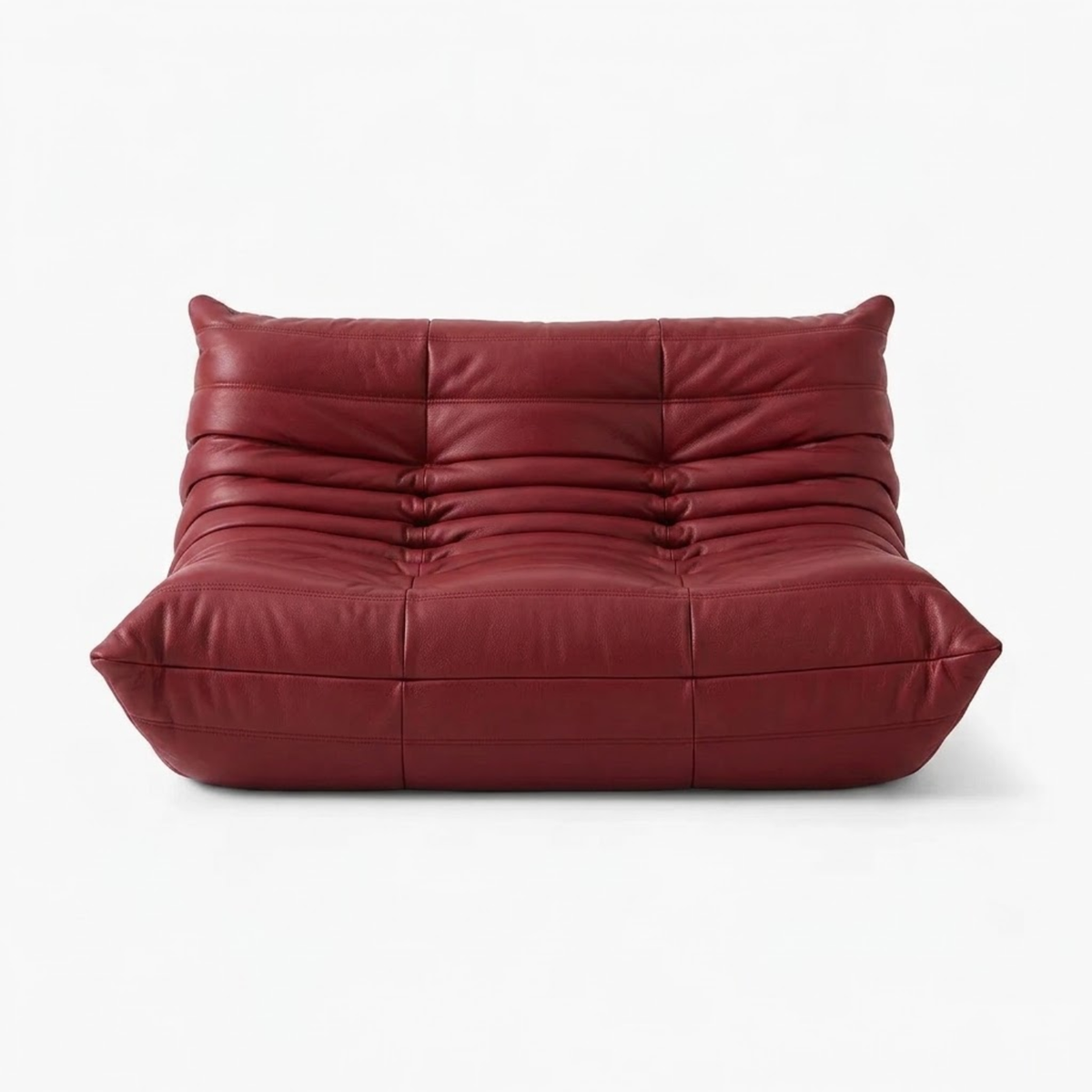 Lunensa Ripple 2-Seater Sofa Fabric – Designer Sofa, Low Seat, for Living Room