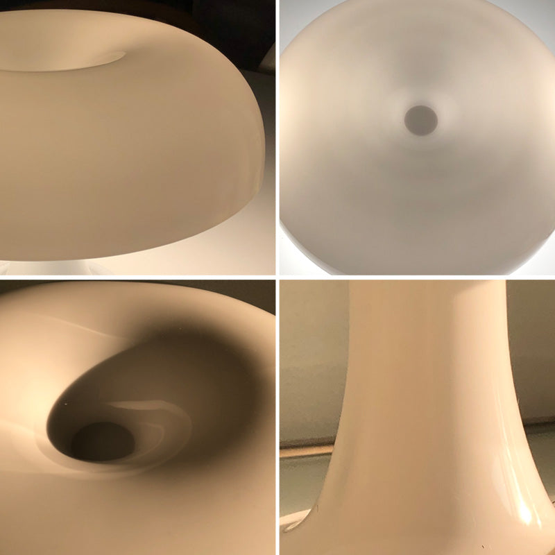 Moderne LED-Tischlampe, dimmbares Pilzdesign, warmweißes Licht, 360°-Beleuchtung, Polycarbonat, 6W, für Esszimmer und Heimdekoration