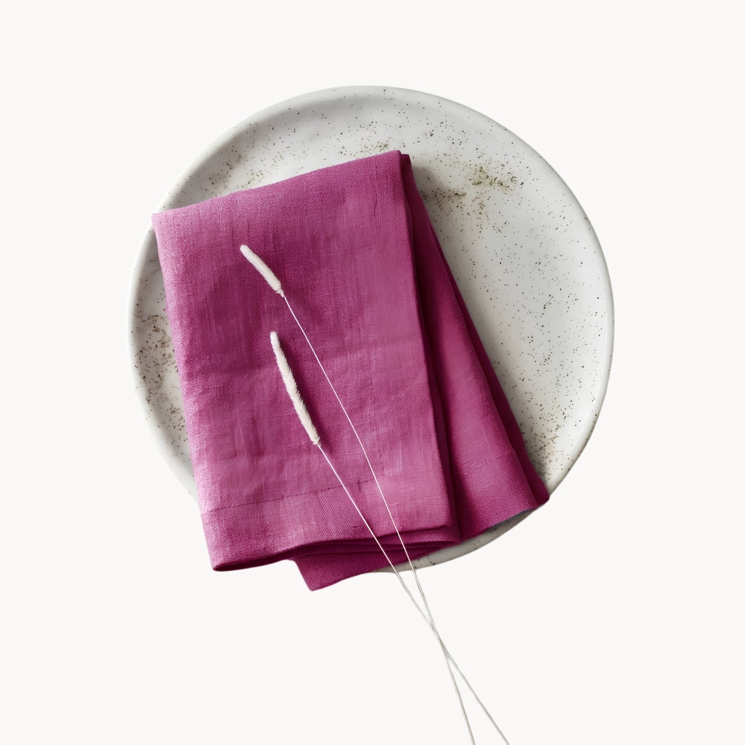 Elegant Ramie Placemat and Napkin Set