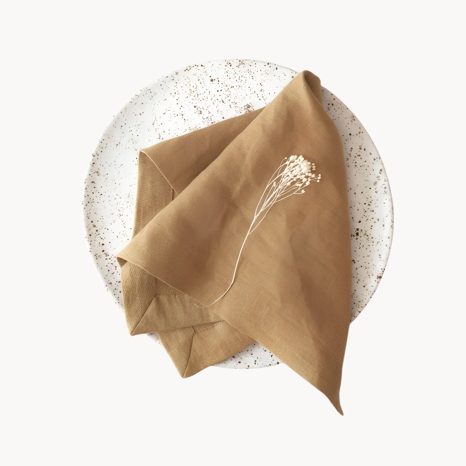 Elegant Ramie Placemat and Napkin Set