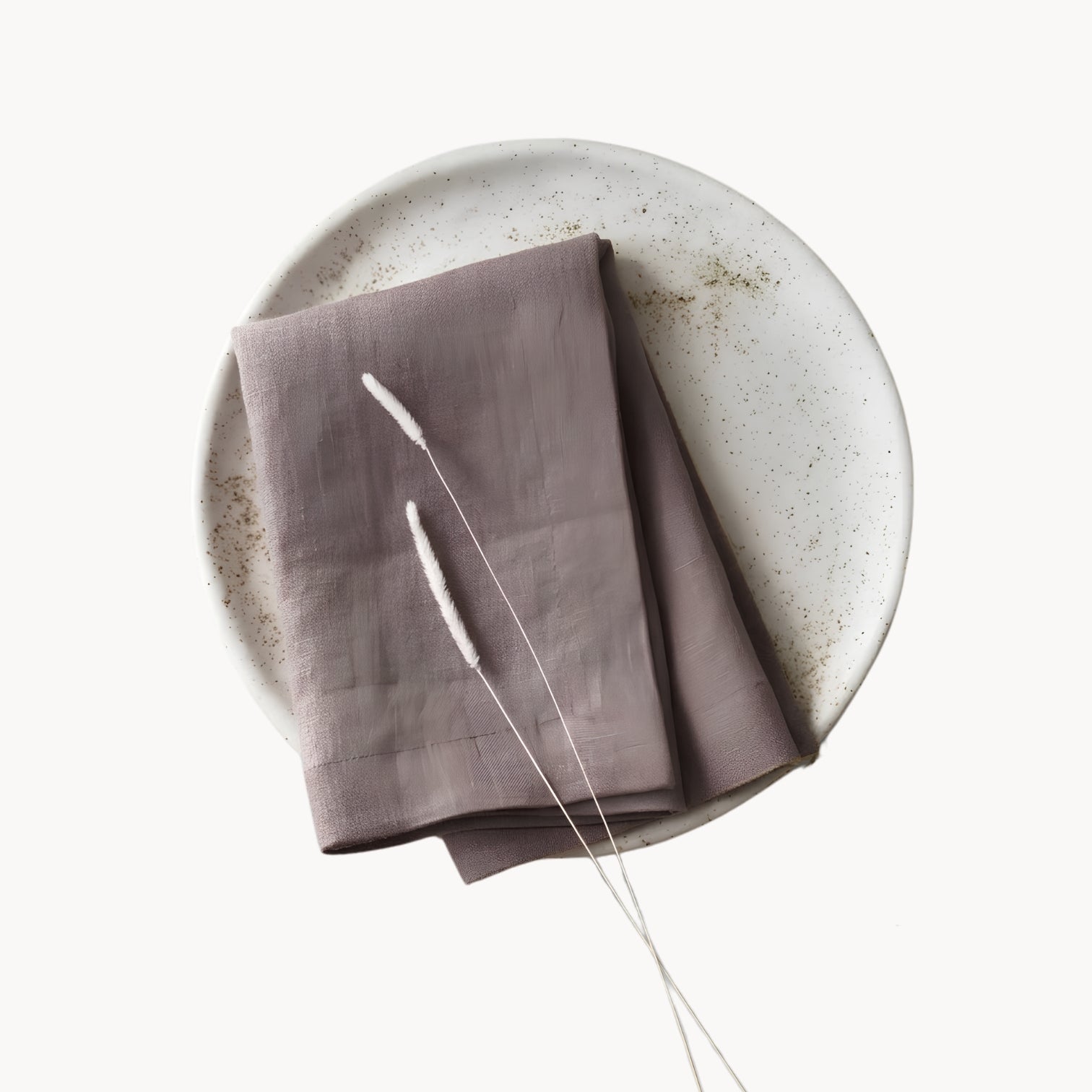 Elegant Ramie Placemat and Napkin Set